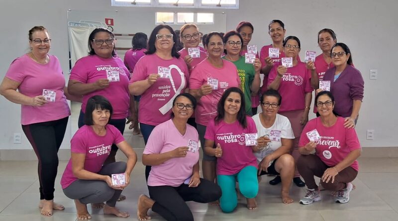Prefeitura de Gurinhatã realiza ação do Outubro Rosa com foco em hábitos saudáveis e qualidade de vida