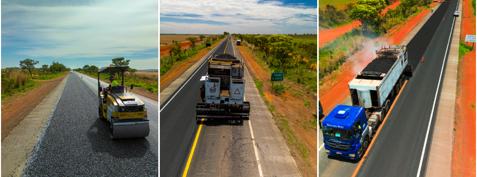Asfalto-borracha reutiliza pneus e eleva a qualidade do pavimento em Minas Gerais