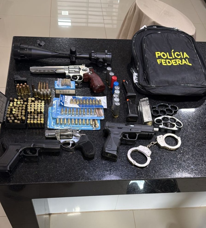 PF investiga ex-integrante do Exército ligado ao tráfico internacional de armas do Paraguai para o Brasil